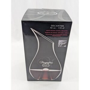 Luigi Bormioli Magnifico Italy Accademia  46oz Wine Whisky Decanter New Open Box